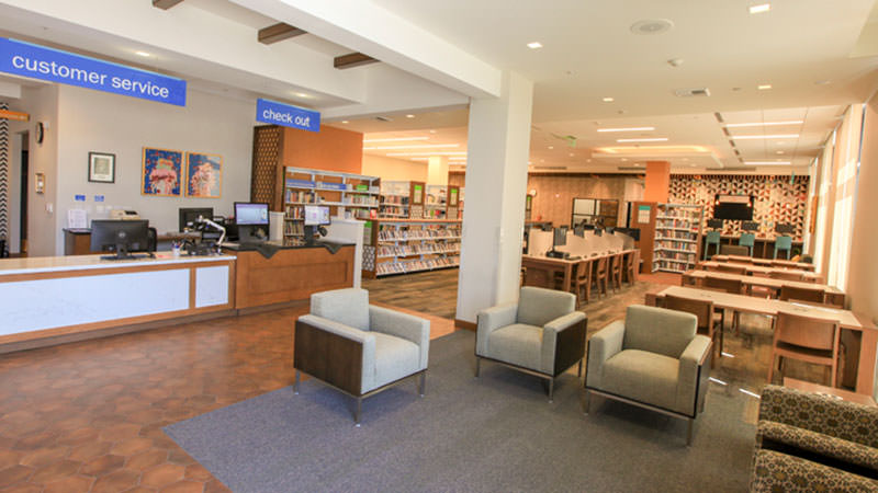 Willowbrook Library Customer Service Area